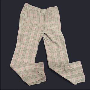 Express Checkered Pantsuit - Pink and Gray